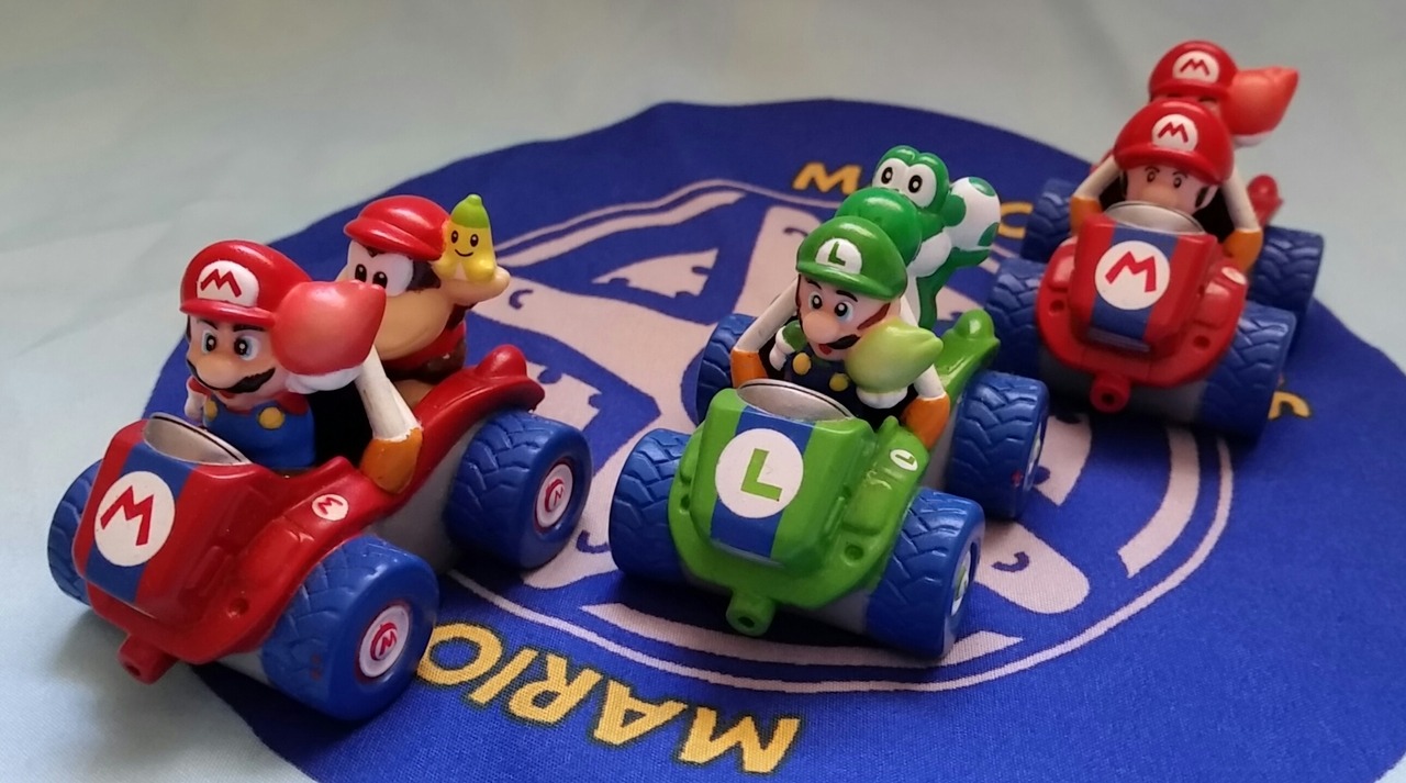 mario kart fondant figures