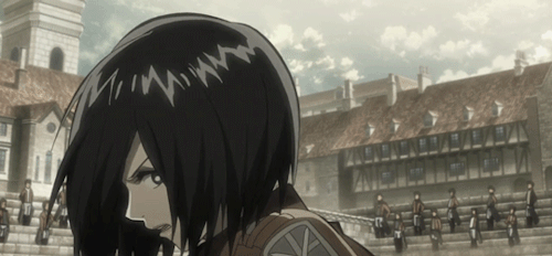 it is supposed to be mikasa | Tumblr