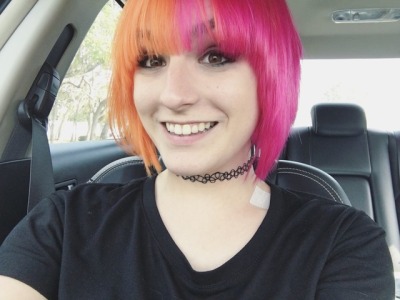 Hayley Williams Pink And Orange Hair Tumblr