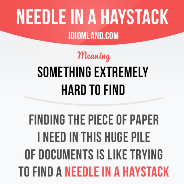 idiom-land-needle-in-a-haystack-is-something-extremely-hard