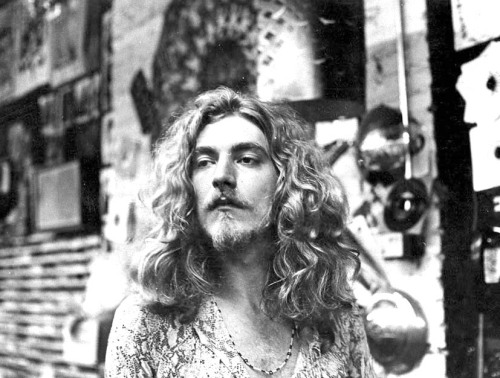 soundsof71:Led Zeppelin: Robert Plant at Bleecker Bob’s record...