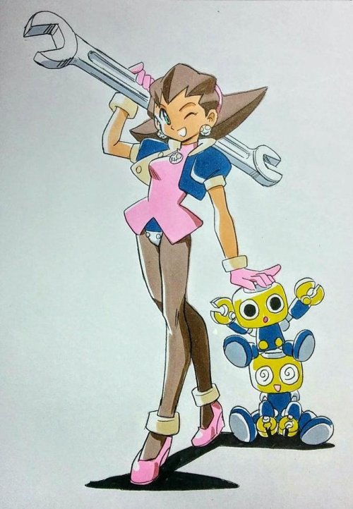 videogamesdensetsu:Tron Bonne and her Kobuns by Gaku Miyao / 宮尾岳...