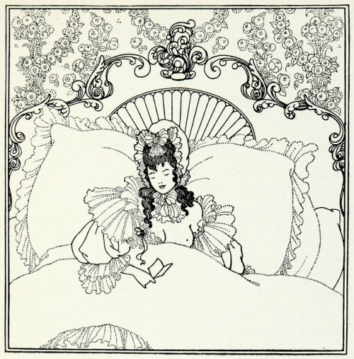 The Billet-Doux. Aubrey Beardsley ~ 1896 • via Bibliothèque Infernale on FB