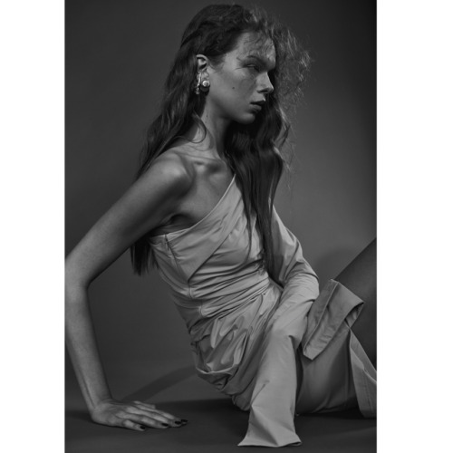 “Giedre”Giedre in a Jil Sander dress by Jana Gerberding, styled...