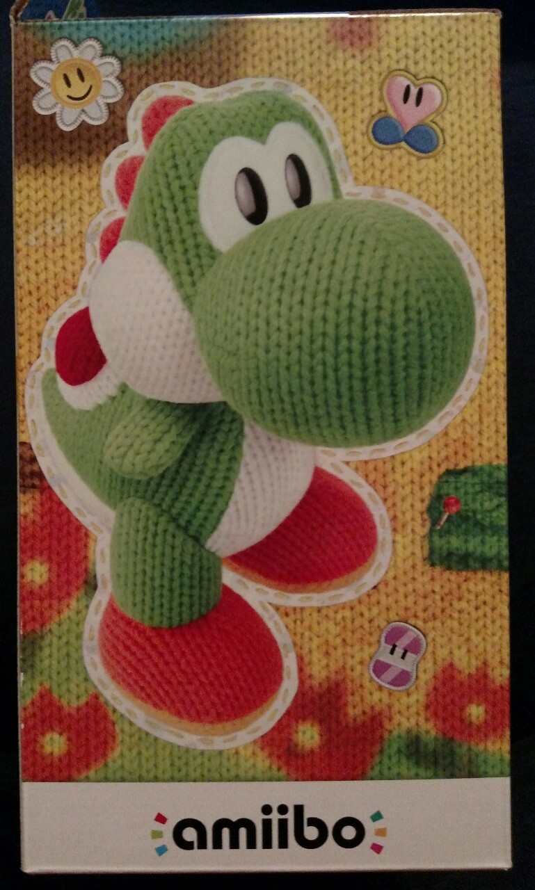 yoshi's woolly world mega yarn yoshi amiibo