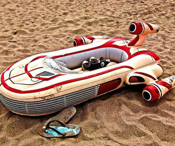 star wars landspeeder pool float