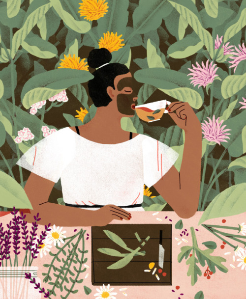 Herbal Healing for Boston MagazineIllustration by Jeannie...