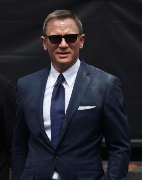 Daniel Craig SPECTRE Windowpane suit from Day of... - James Bond Suits