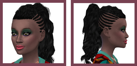 female braid hair sims 4