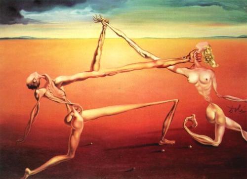 surrealism-love:Rock ‘n Roll, 1957, Salvador Dali