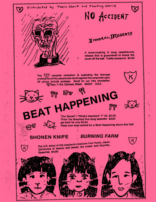 krecs:#tbt !Immoral Roberts! 少年ナイフ! Beat...