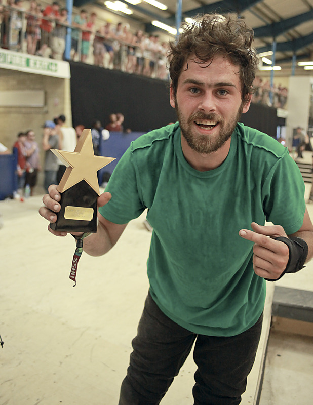 Joey Egan wins the Richard Taylor Best Trick event, NASS 2013