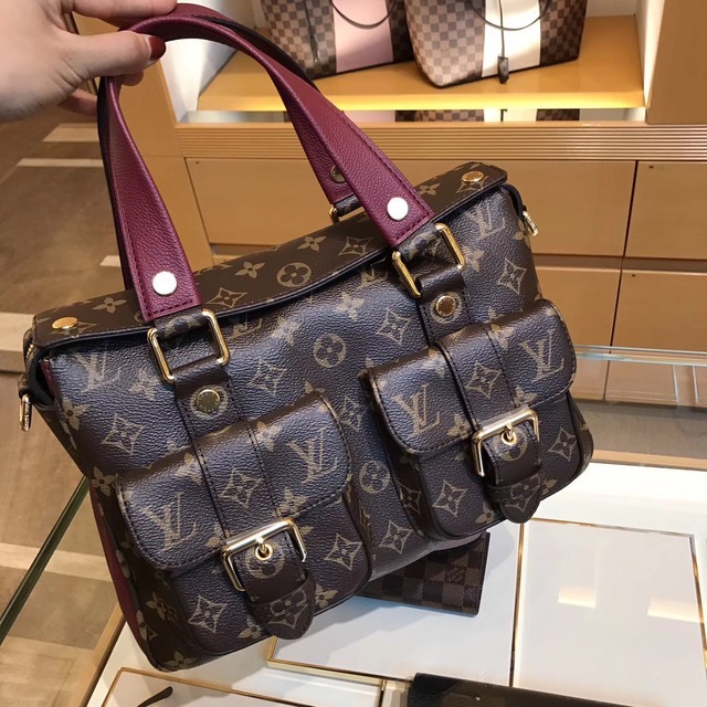 louis vuitton bag shopper — Louis Vuitton Monogram Manhattan Bag from...