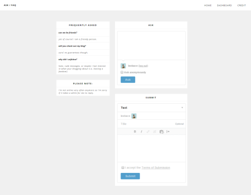 neonbikethemes:I had some requests to make a matching ask/faq...