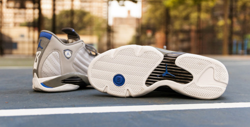 blue and white 14s footlocker
