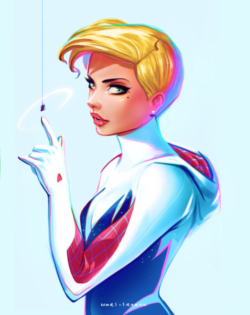 league-of-extraordinarycomics:Spider-Gwen byHeri Irawan