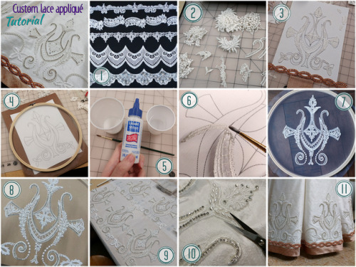 atelierheidi:How to make custom lace appliques – the...