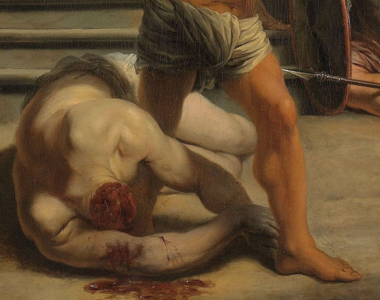 achasma:
“Consul Titus Manlius Torquatus Orders the Beheading of his Son (detail) by Ferdinand Bol, 1661-1664.
”