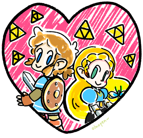 I drew a bunch of nintendo love today :) / Dibujé un montón de...