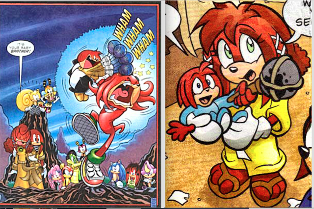 Not compatible with humans, the sonic archie comics are unreal