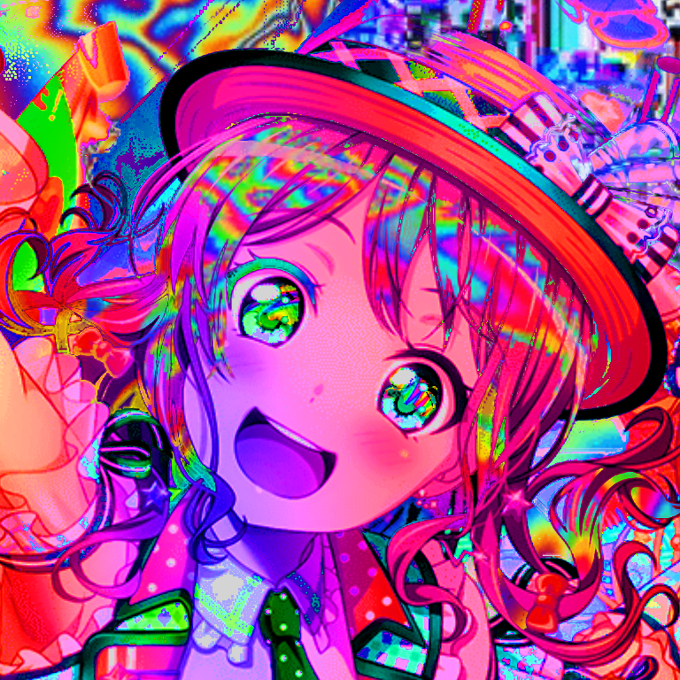 i make edits — saaya yamabuki rainbowcore icons