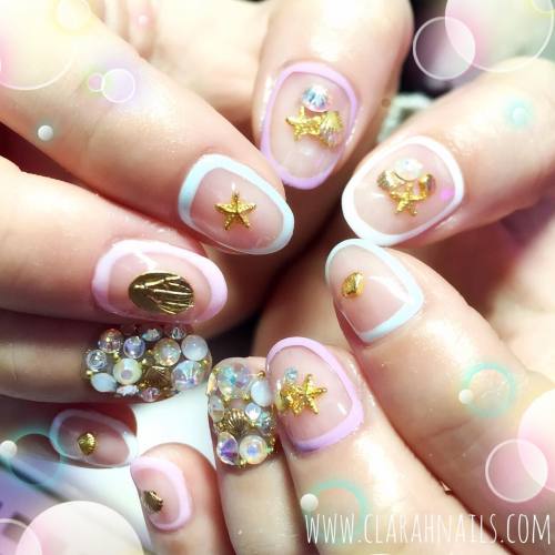 clarahnails:Aphrodite would be so proud of these mermaid...