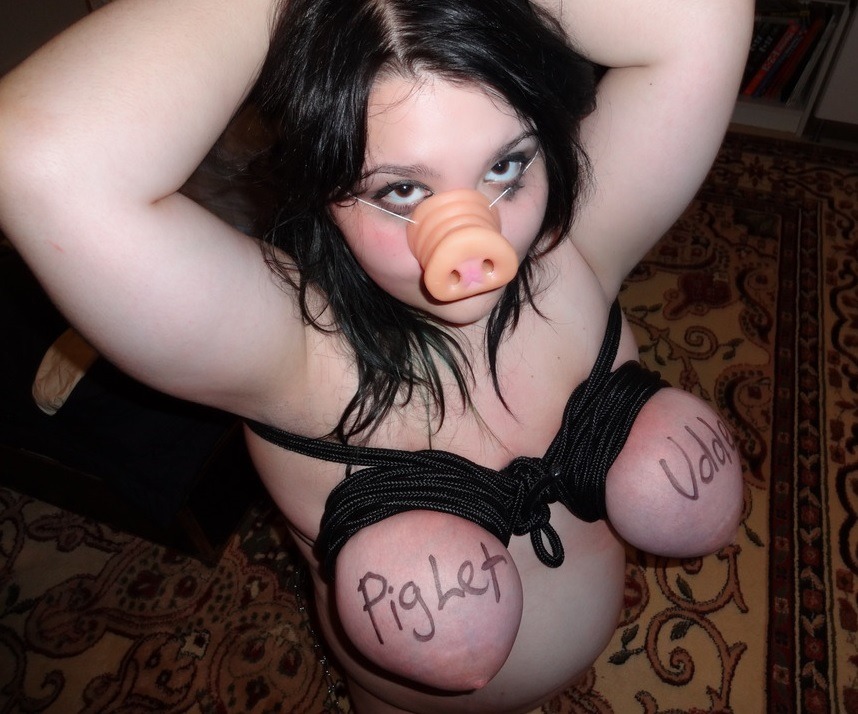 Fuck Pig Slut - Fat girl fucked by pig - Porn pic