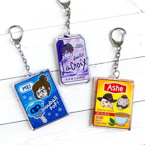 sosuperawesome:Acrylic KeychainsI Am Luna Sol on EtsySee our...