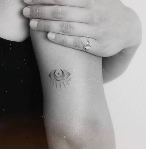 Flash Tattoos | Ephemeral tattoo esoteric eye - mystical symbol – The Flash  Tattoo