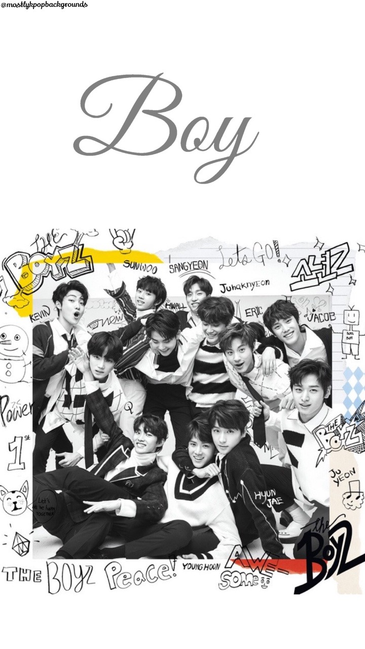 Mostly Kpop Backgrounds The Boyz Title Track Phone