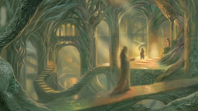 Concept Art Of Woodland Realm The Middle Earth World Of Tolkien 