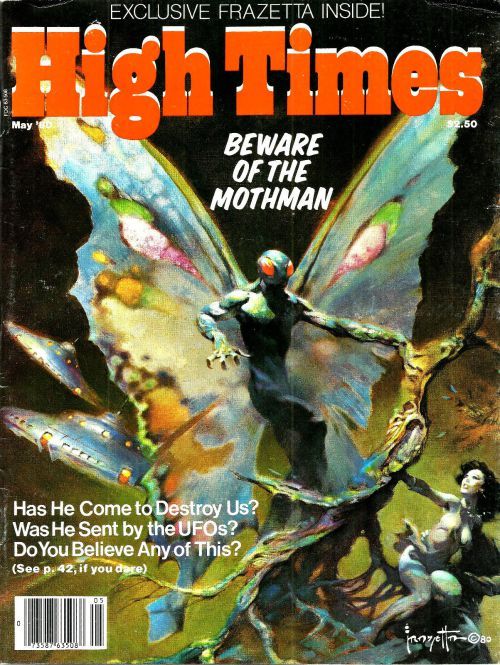 vintagegeekculture:Frazetta mothman cover of the 1980 High...