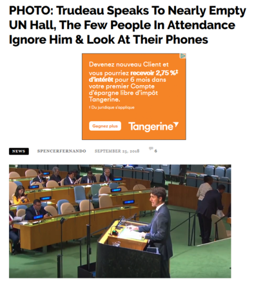 rightsmarts:Trudeau speaks at UN. No one cares.