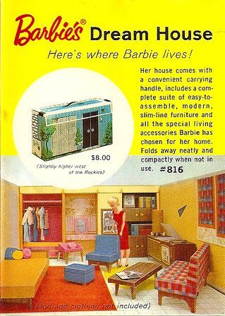 1960 barbie dream house