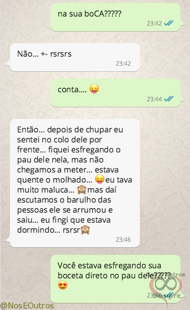 contonochat:CONVERSA DE MARIDO E MULHER - PARTE 3 DE 3Era só...