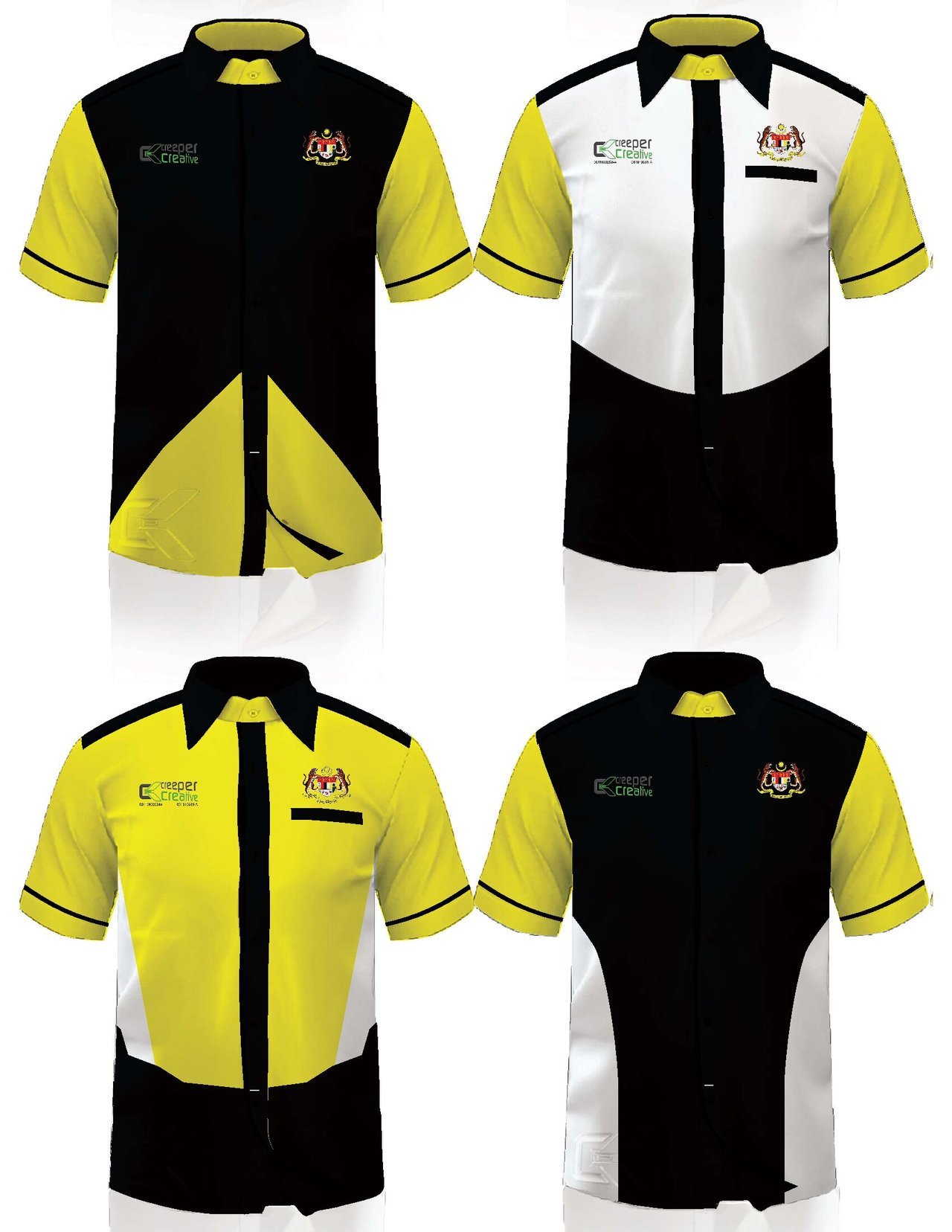 Corporate Shirt Yellow-17