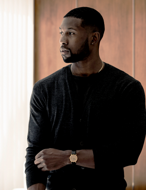 sarahpwulson:Trevante Rhodes photographed by Ramona Rosales.