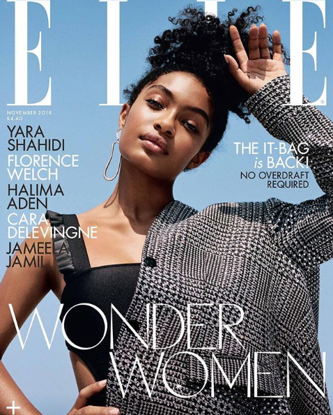 dearyarashahidi:Yara Shahidi for Elle UK ‘Wonder Women’ issue