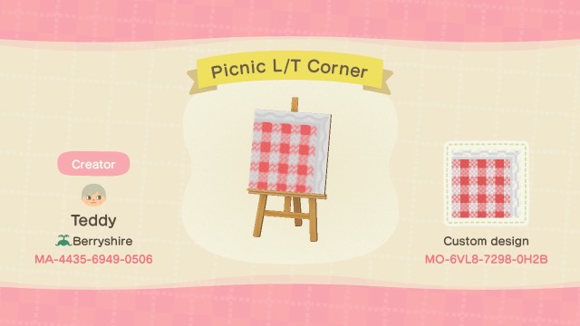 Cute picnic blanket acnh