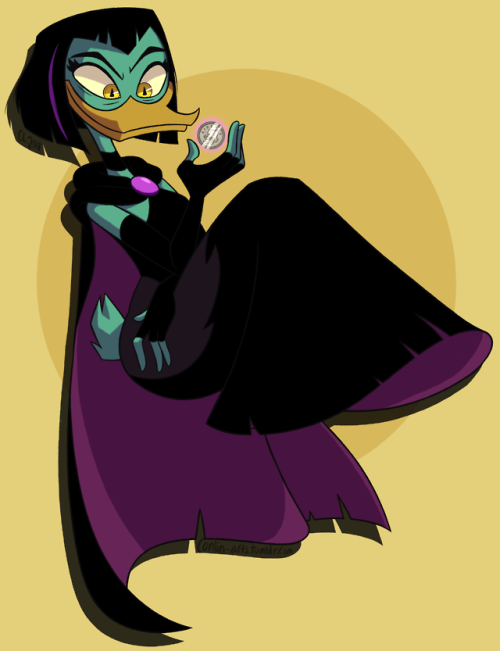 Wanted to draw Magica De Spell from Ducktales 2017 because MAN...