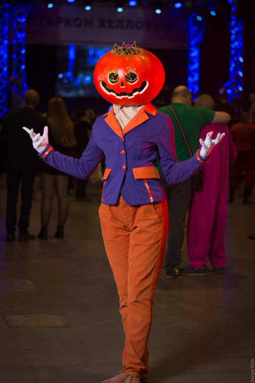 object head pumkin head halloween cosplay
