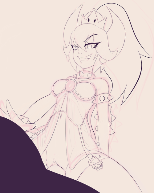 Bowsette is best waifugoing to finish this tomorrow maybe I’ll...