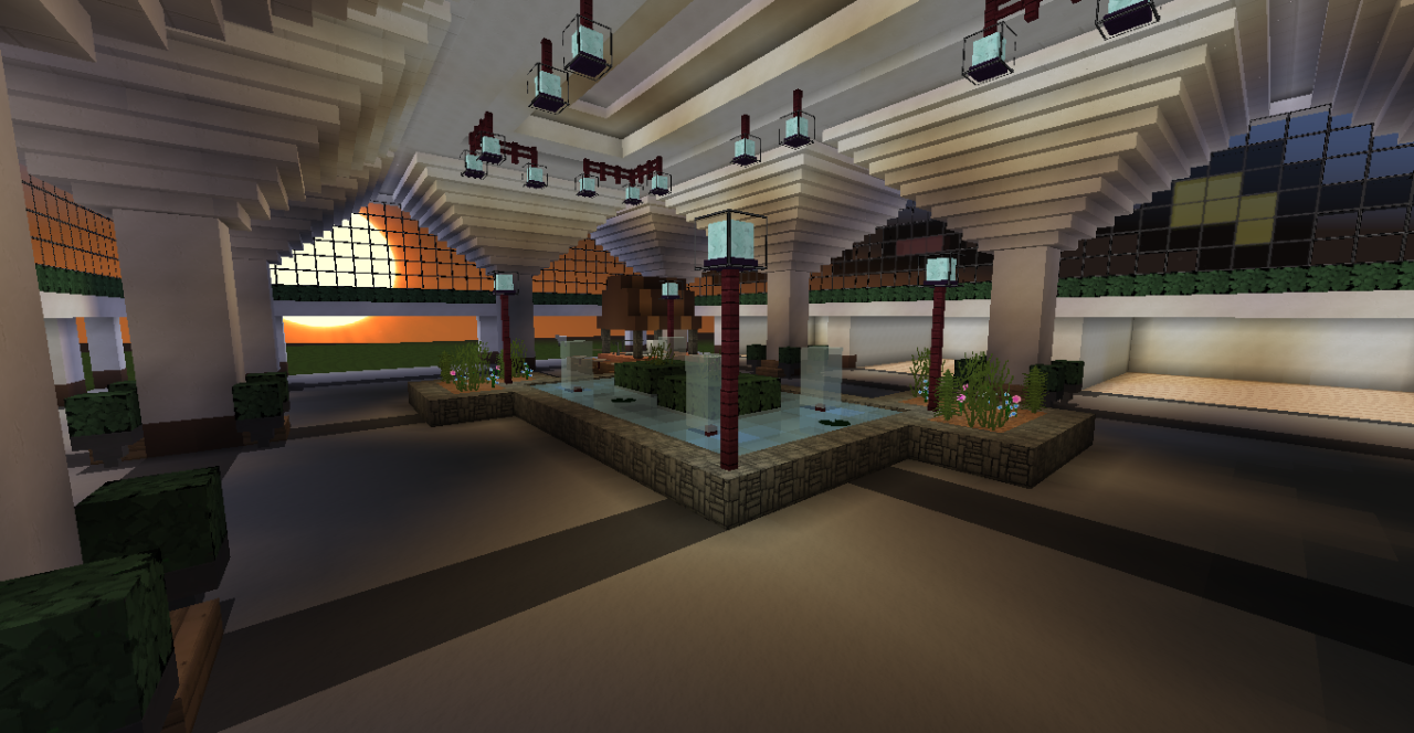 cutlassublime - Minecraft & such — New mall atrium.