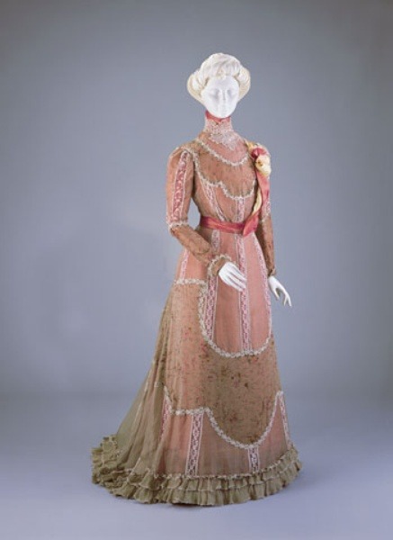 Ephemeral Elegance — Afternoon Dress, ca. 1900-01 via Cincinnati Art...