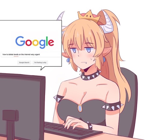 crazycutelittlefangs:Sorry Bowsette you can’t delete lewds...