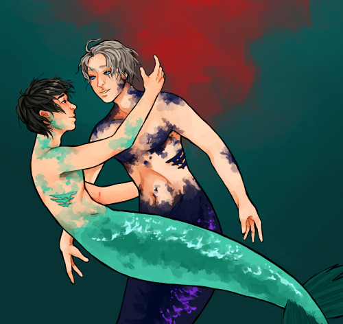 deniigisukarnoart:if i havent drawn a mermaid AU for it then its...