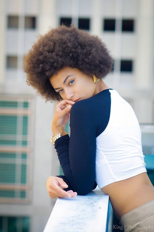 naturalhairqueens:she is swaggin! love her look for real