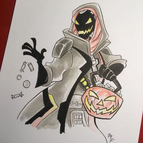 glitzbot:Halloween Inkterror Day 8: Ana! Her candy emote is the...