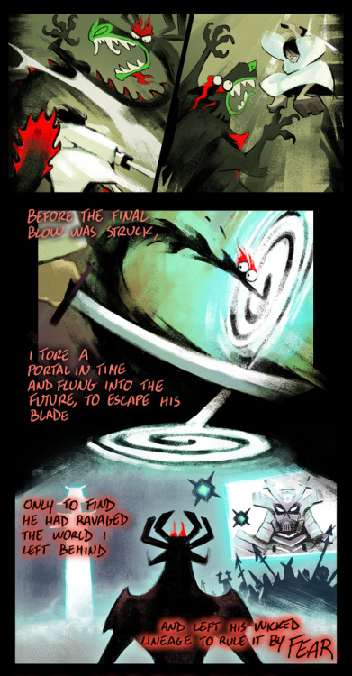 R@ND0M*CR2P • thememime: Samurai Jack au I’m working on :) I’m...