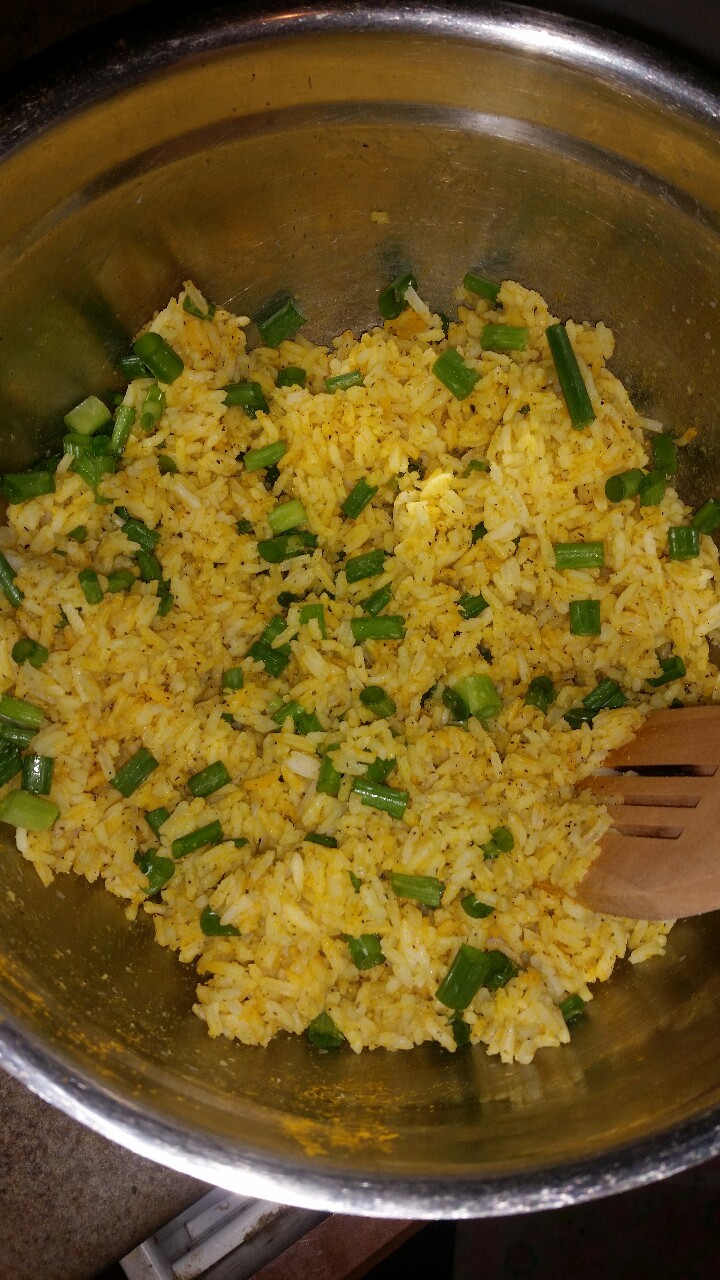 Fried Jasmine Rice with Turmeric & Green... Recipes & Culinary Creations